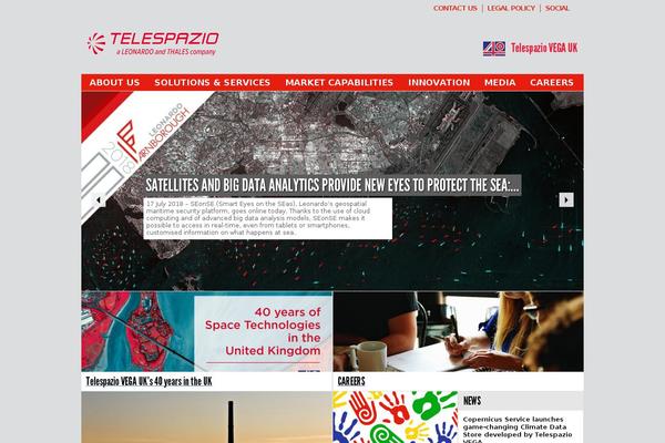 telespazio-vega.com site used Telespazio