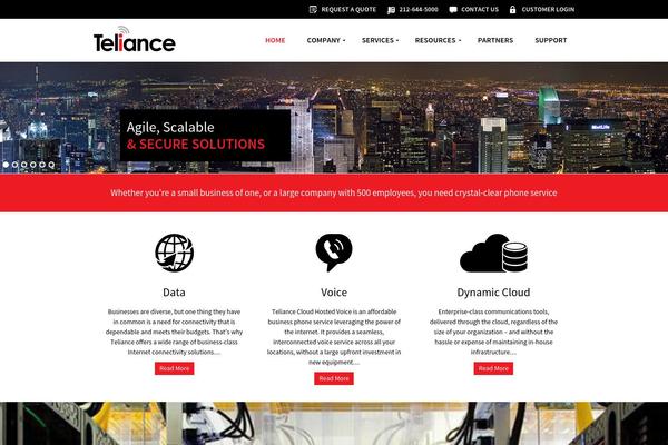 teliance.com site used Teliance
