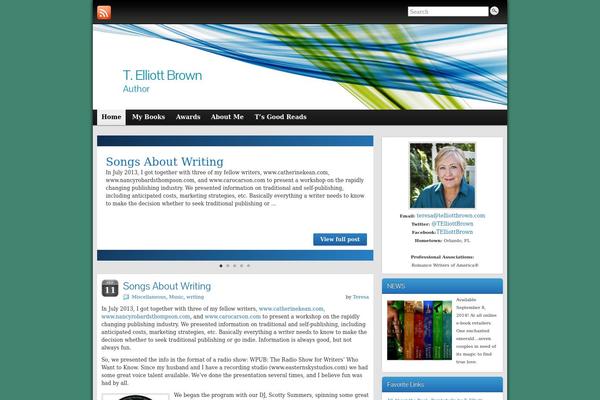 Graphene theme site design template sample