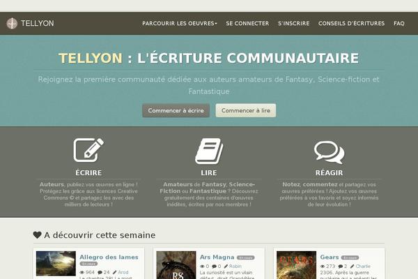 tellyon.fr site used Bootstrapwp