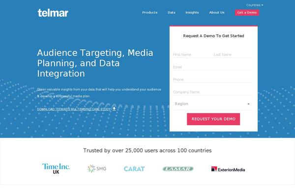 telmar.com site used Telmar-website