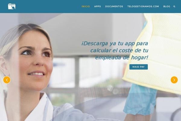 WordPress website example screenshot