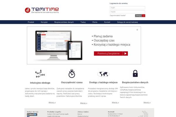 temitime.pl site used Exline