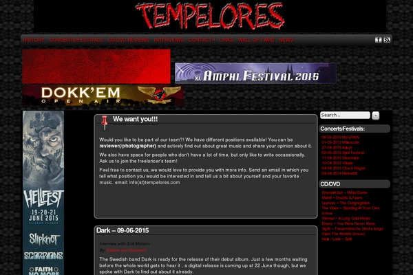 tempelores.com site used Newsever.3.2.1