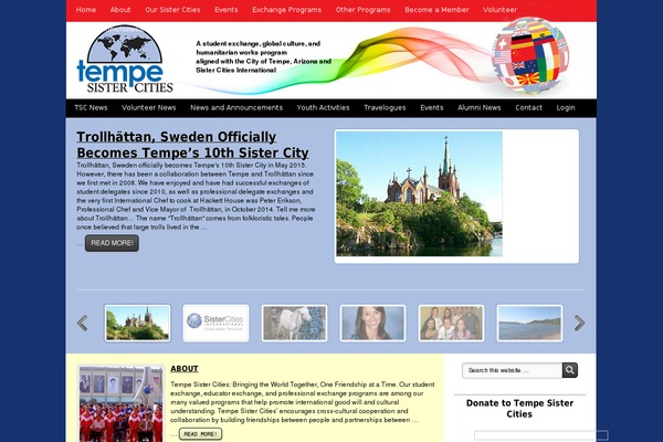 tempesistercities.org site used Tempe-sister-cities