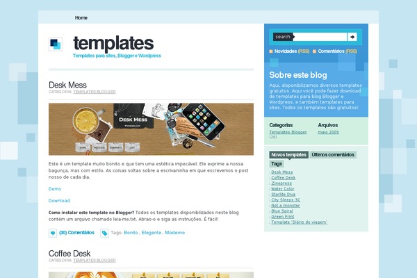 templates.blog.br site used Eco-solar