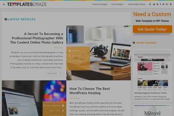 Astra theme site design template sample