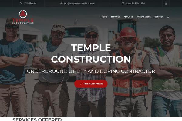 WordPress website example screenshot