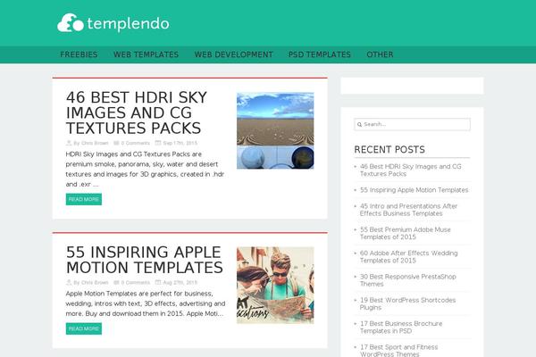 WordPress website example screenshot