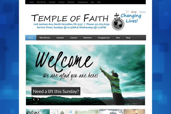 templeoffaithwoc.com site used Function