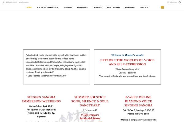 WordPress website example screenshot