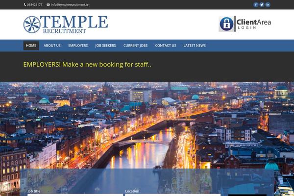 templerecruitment.ie site used Brandingbay