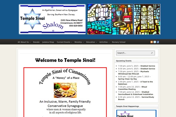 templesinainj.com site used Arras Theme