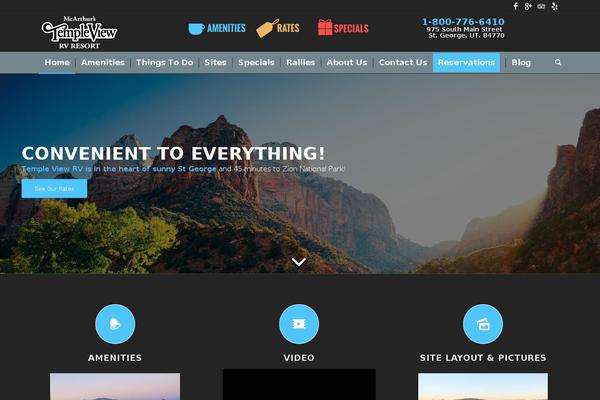 WordPress website example screenshot