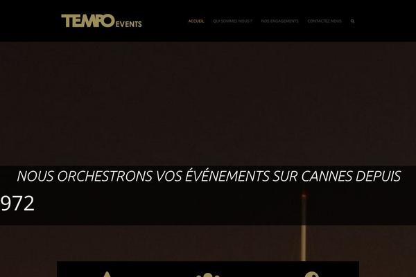 Total theme site design template sample