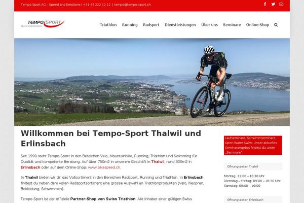 tempo-sport.ch site used Avada
