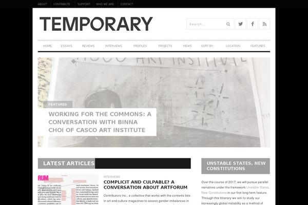 BUCKET theme site design template sample