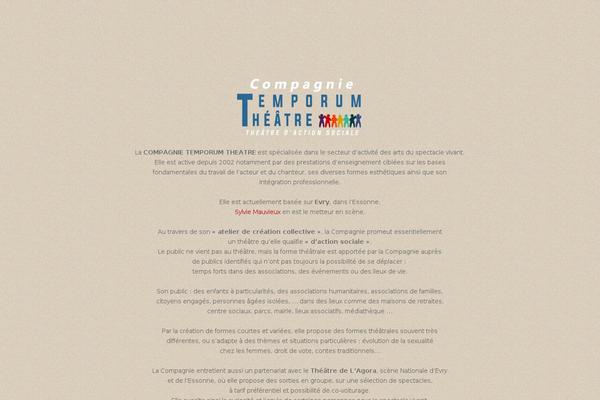 temporum-theatre.com site used Cherry Framework