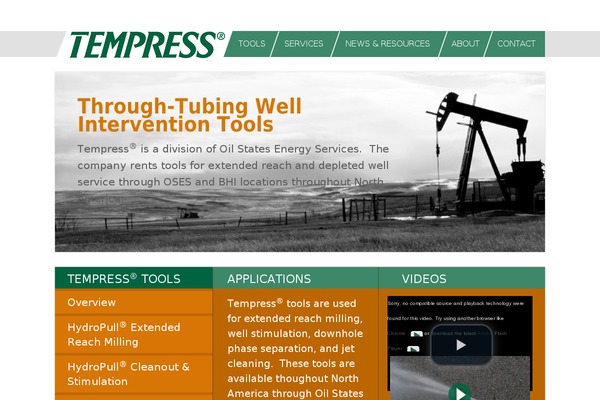 tempresstech.com site used Fpm-theme