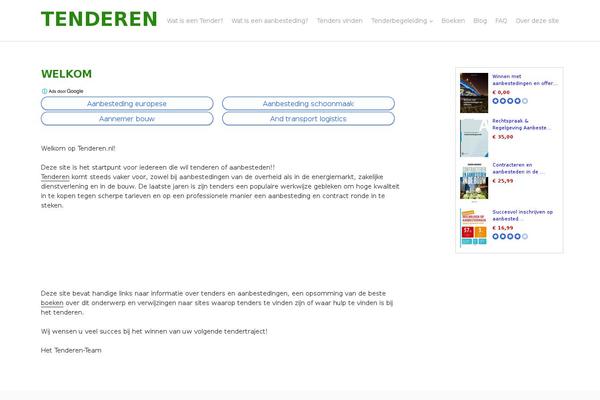 tenderen.nl site used Evans