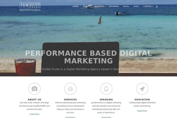 benvenuto theme websites examples