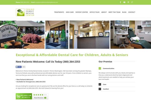 WordPress website example screenshot