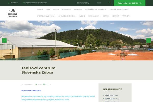 tenisovecentrum.sk site used Tennisclub-child