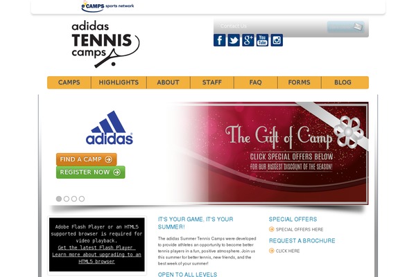 tenniscamper.com site used Ecamps-tenniscamper