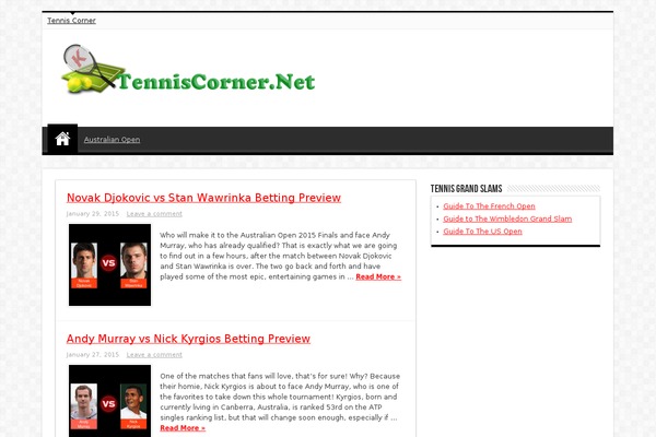 tenniscorner.net site used Twentytwentyfour