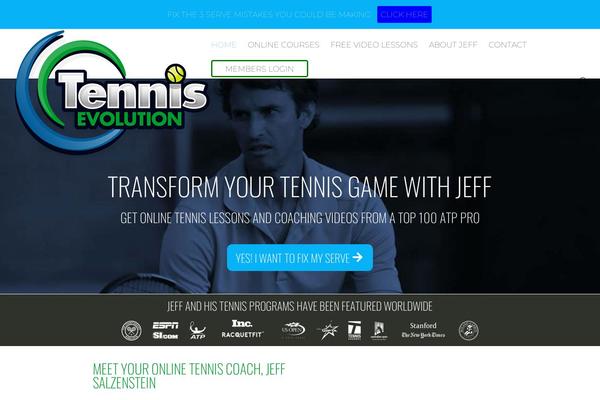 tennisevolution.com site used Tennisevolution