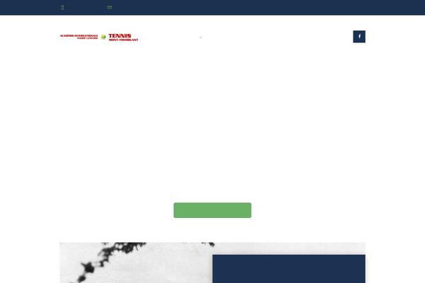 Tennisclub theme site design template sample