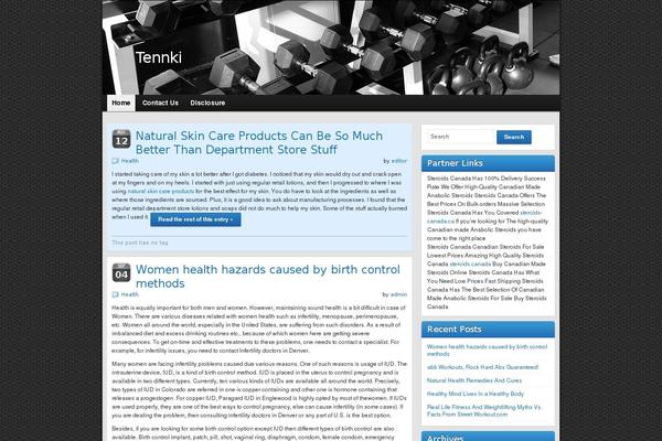 Graphene theme site design template sample