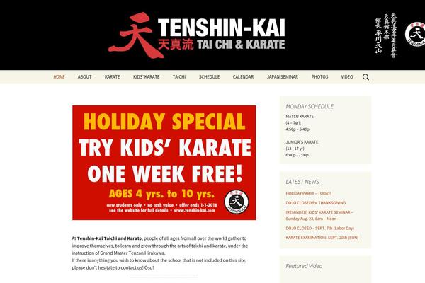 Twenty Thirteen theme site design template sample