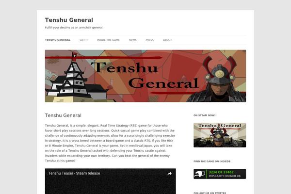 tenshugeneral.com site used Tenshu-theme