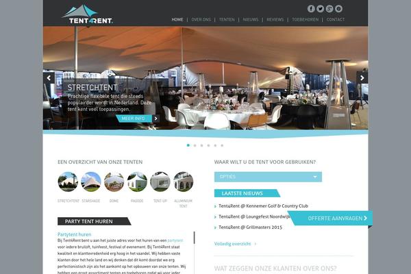 tent4rent.nl site used Divi-child-footer