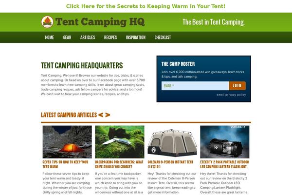 tentcampinghq.com site used Tchq2014