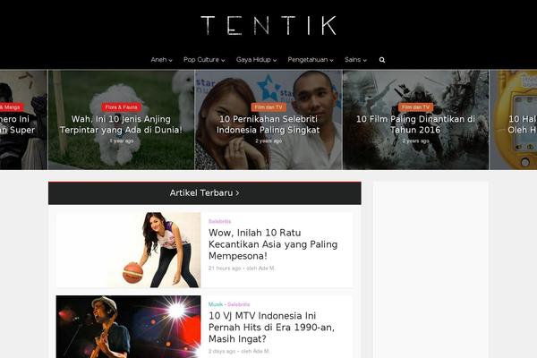 tentik.com site used Voice