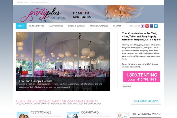 tenting.com site used Theme49405
