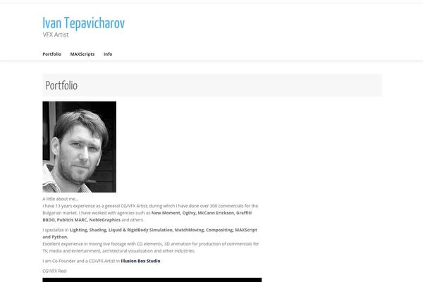 Nirvana theme site design template sample