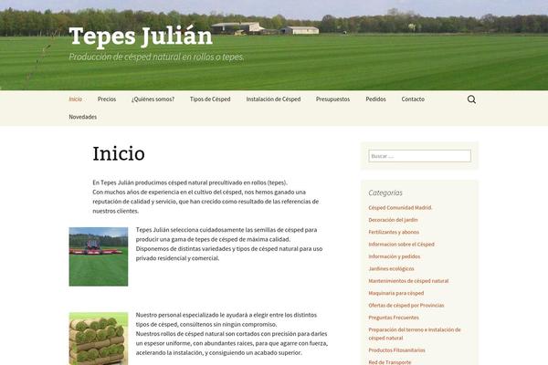 WordPress website example screenshot