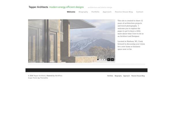 tepperarchitects.com site used Twenty Seventeen