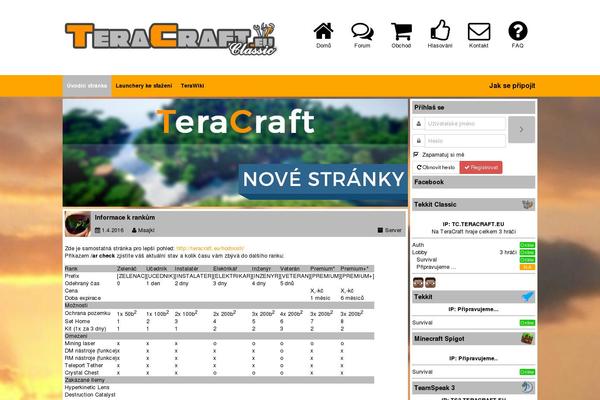 teracraft.eu site used Teracraft