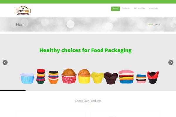 OrganicFood theme site design template sample