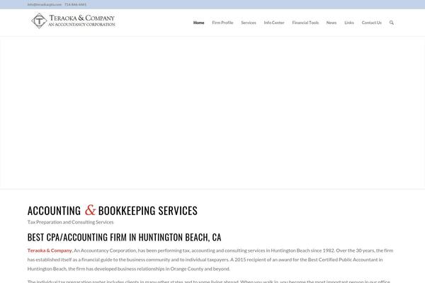 Enfold theme site design template sample