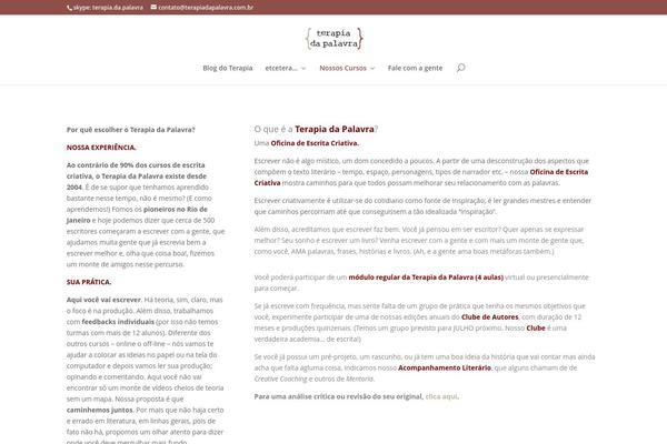 Divi theme site design template sample