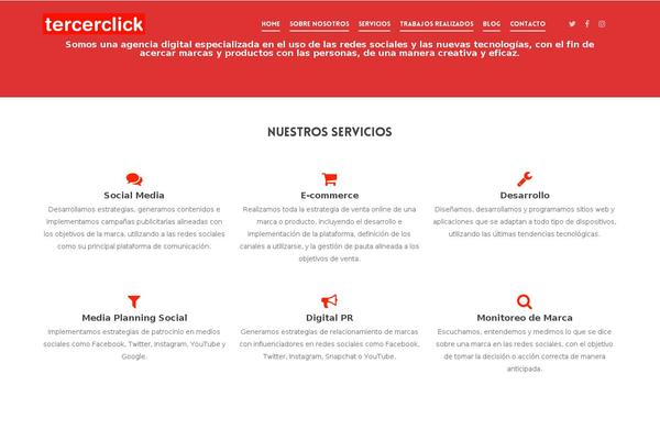 WordPress website example screenshot