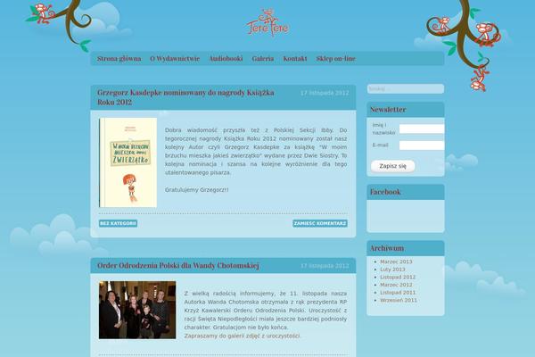 Cyberfolks theme site design template sample