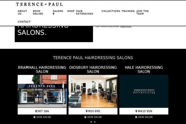 terencepaul.com site used Coiffeur
