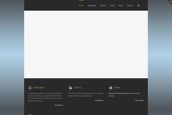 Site using Compact WP Audio Player plugin