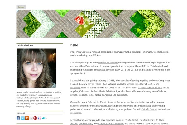 WordPress website example screenshot